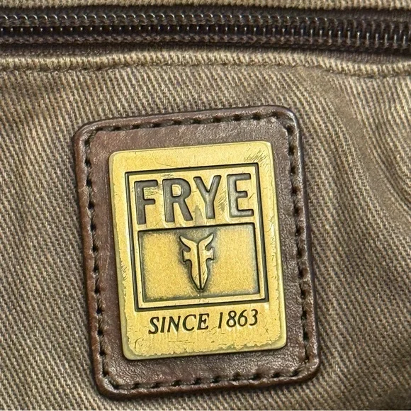 Vintage *Rare* Frye Christine Hobo Leather Shoulder Bag with Braided Handle - Picture 13 of 15